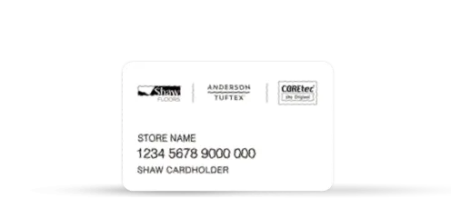 Financing card | Gil's Carpets