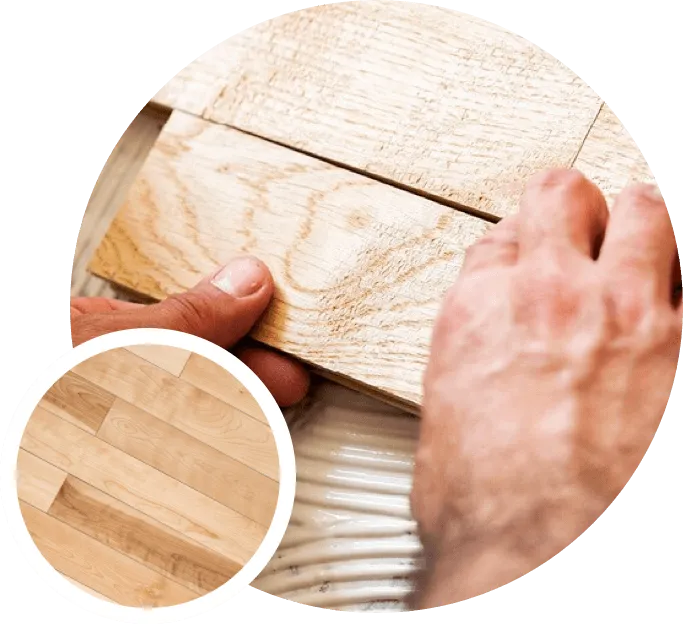 Hardwood flooring installation | Gil's Carpets